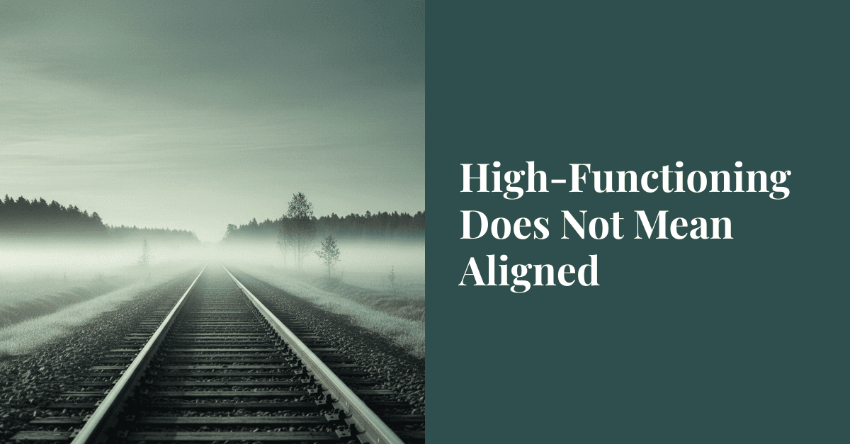 High-Functioning Does Not Mean Aligned