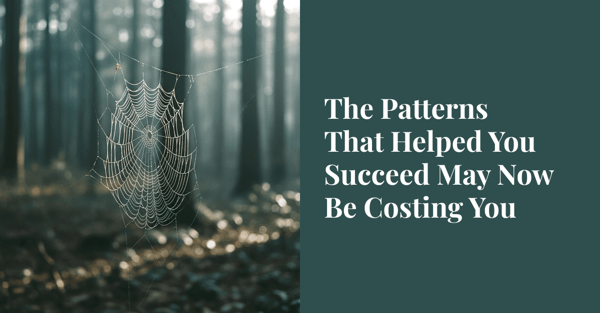 The Patterns That Helped You Succeed May Now Be Costing You