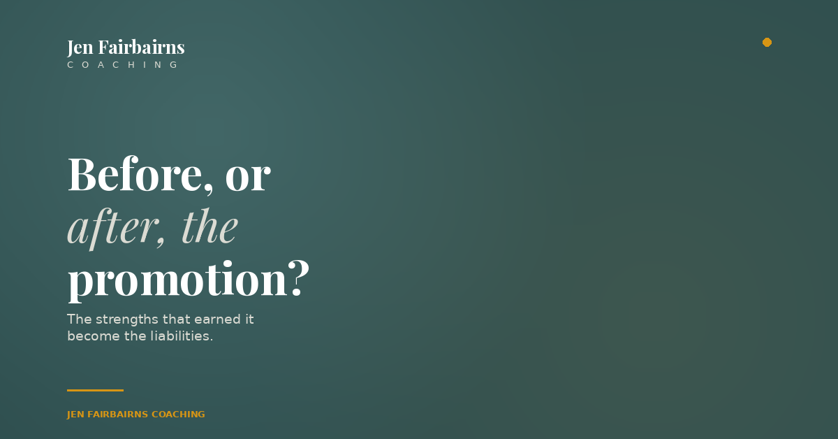 Should I Get an Executive Coach Before or After Promotion?