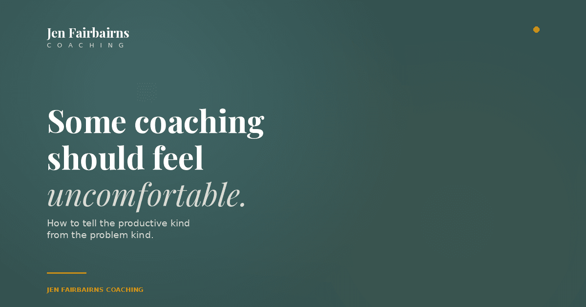 Is It Normal to Feel Uncomfortable During Executive Coaching?